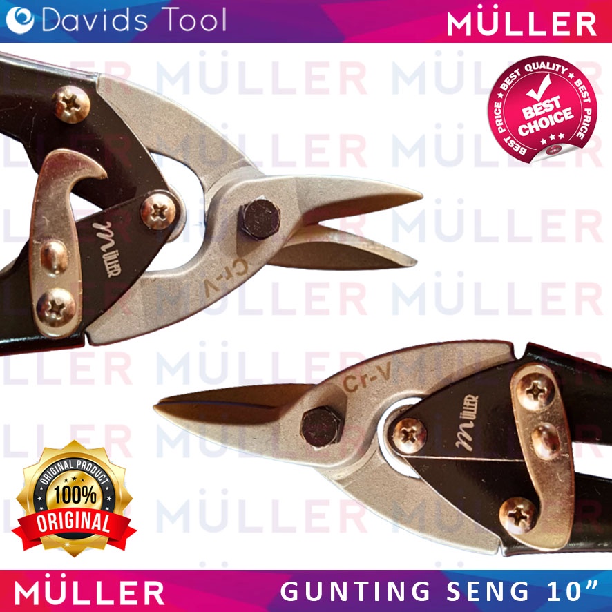 Gunting Baja Ringan Seng Holo Galvalum Hollow 10 Inch Muller