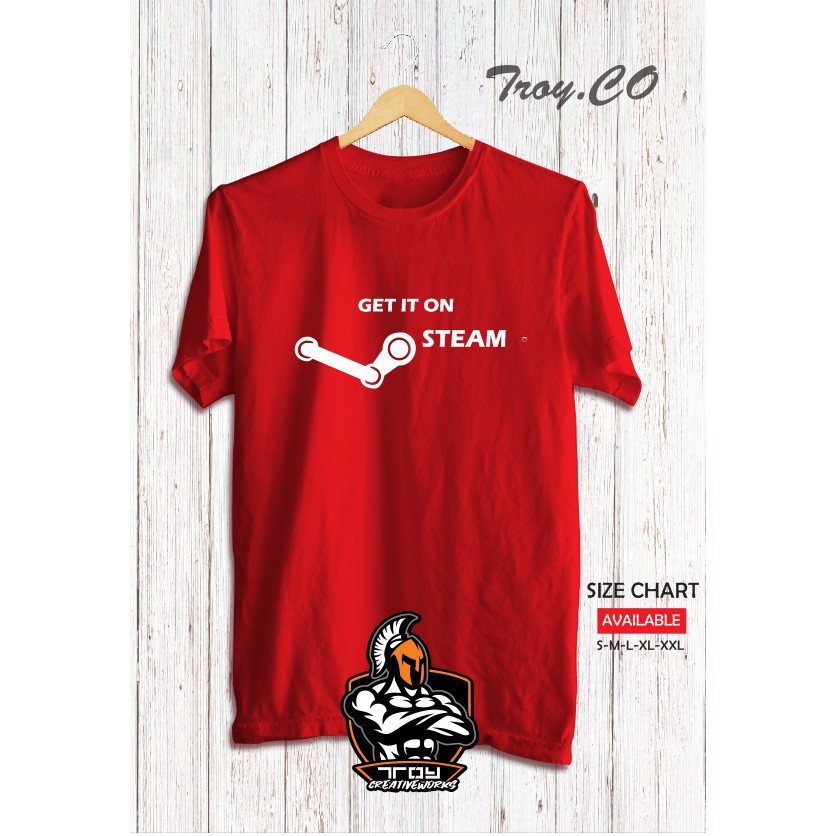 (HOT ITEM) kaos/tshirt/gildan/24s/sablon/custom/game/dota 2/dota2/csgo/steam -Troy.co -screen