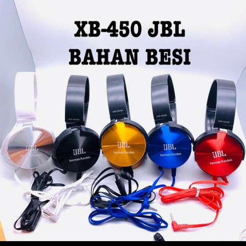 Handsfree Headphone JBL XB 450 XB-450 EXTRA BASS