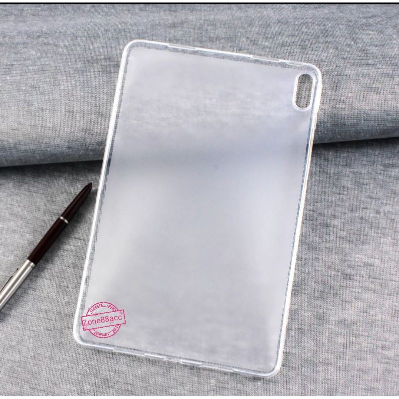 Case Huawei Matepad 10.4 MatePad R  Silicon Softcase Ultrathin Jelly Casing Cover Silikon Soft Clear pelindung Belakang Clear Bening Hitam