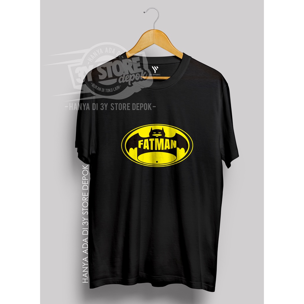 KAOS SANTAI FATMAN HOBBY MAKAN BAHAN COMBED 30S PRIA WANITA - 3Y STORE