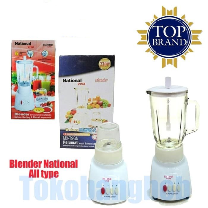 Blender Kaca 2 in 1 National Viva / Omicko Termurah