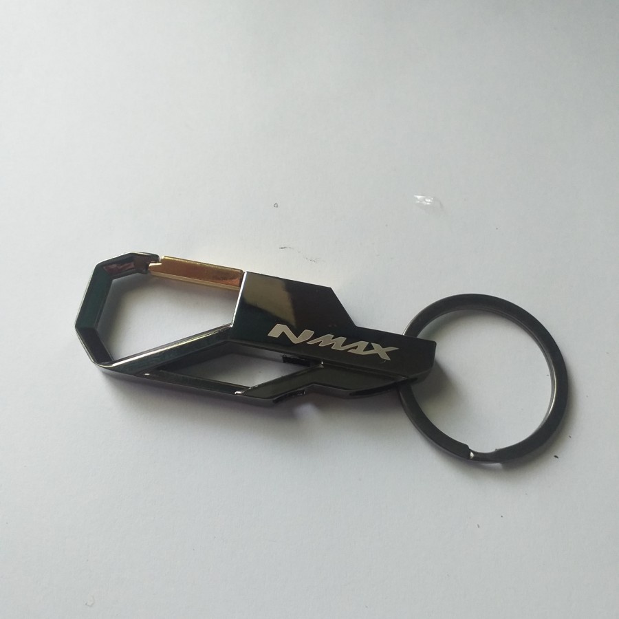 gantungan kunci eksklusif logo NMAX dan AEROX full CNC-2