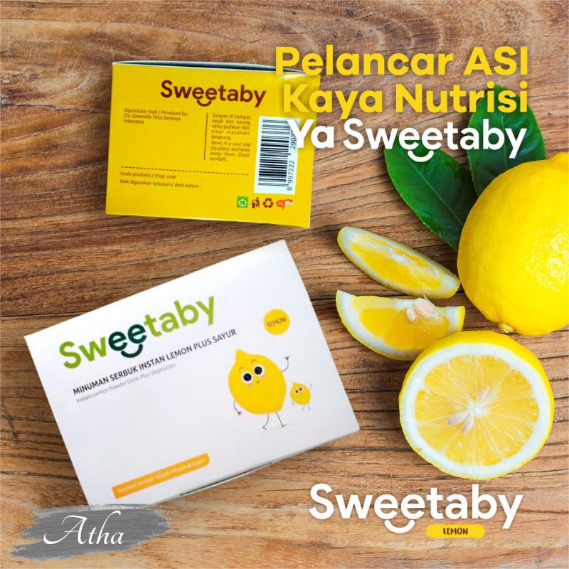 Sweetaby Lemon 225GR | Suplemen Pelancar ASI Booster