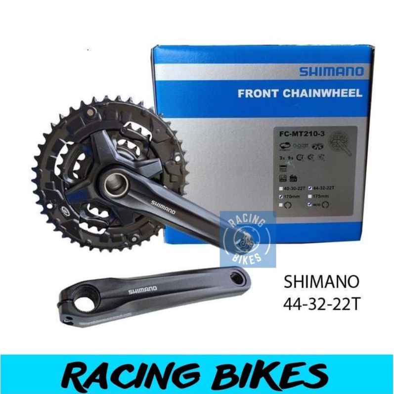 CRANK ALTUS HOLLOWTECH 2 SHIMANO ALTUS MT210 HT2 TRIPLE MTB 40-30-22T