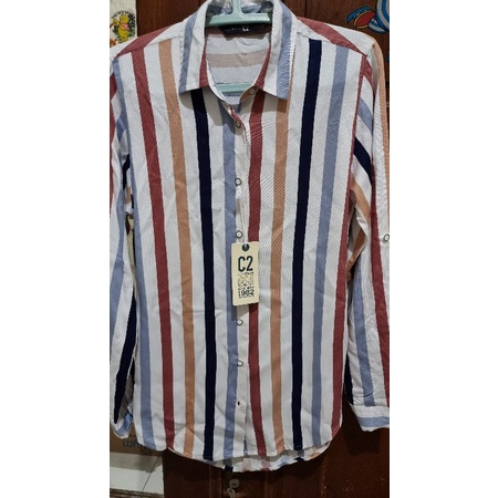 kemeja C2 wanita || kemeja brand matahari original