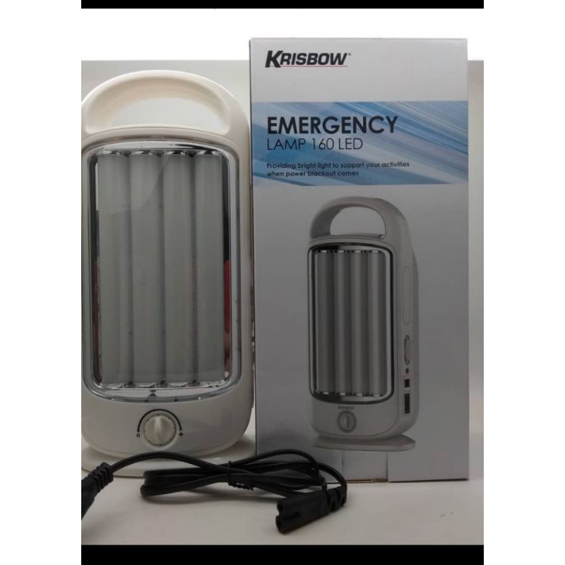 Emergency Lamp 160 LED Krisbow