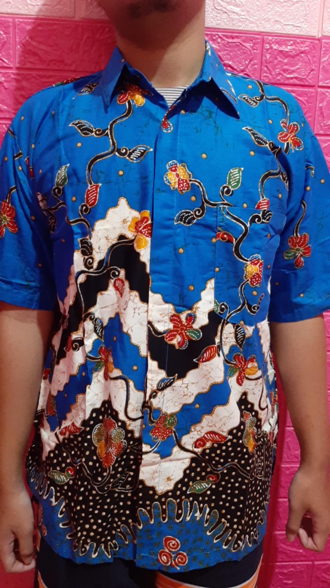 Batik Kalongan | Kemeja Batik Kantor Lengan Pendek Unggul Jaya
