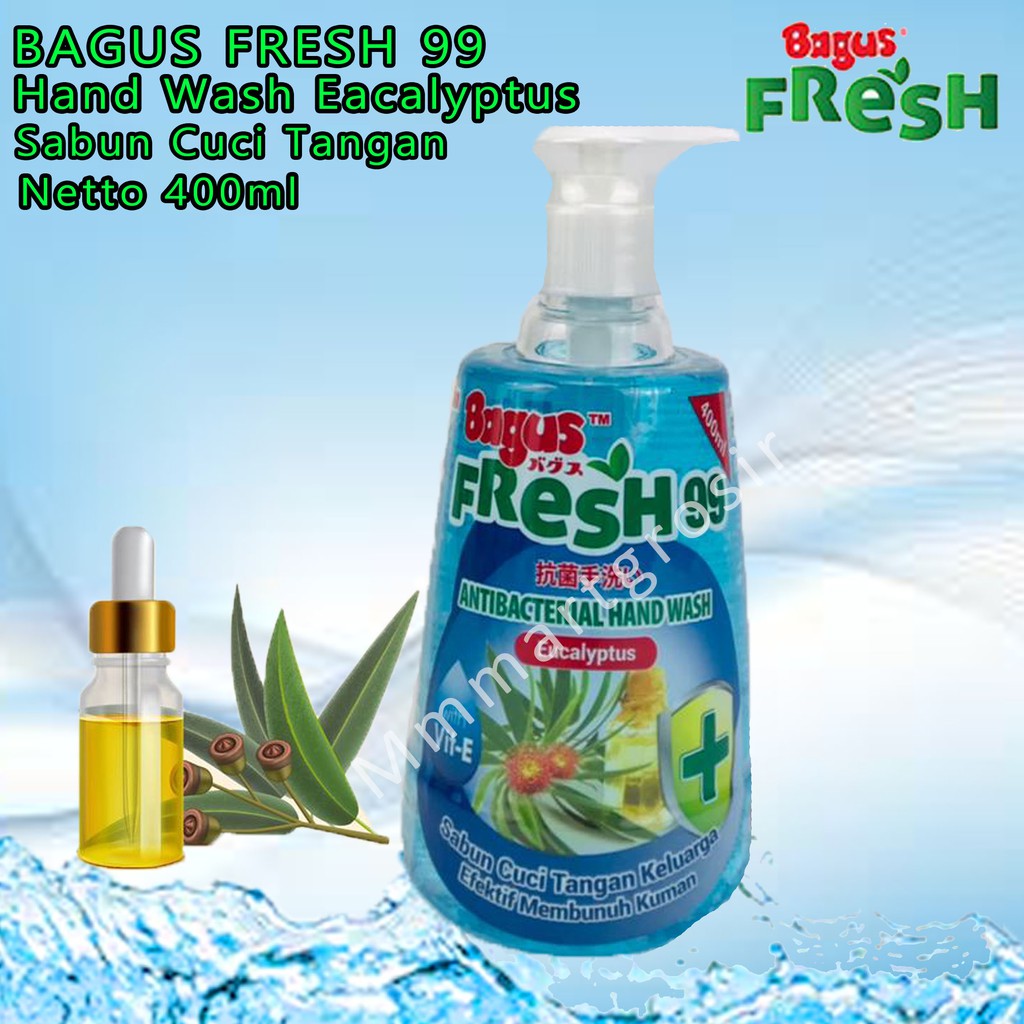 Bagus Fresh99 / Hand Wash Eucalyptus / Sabun Cuci Tangan / 400ml