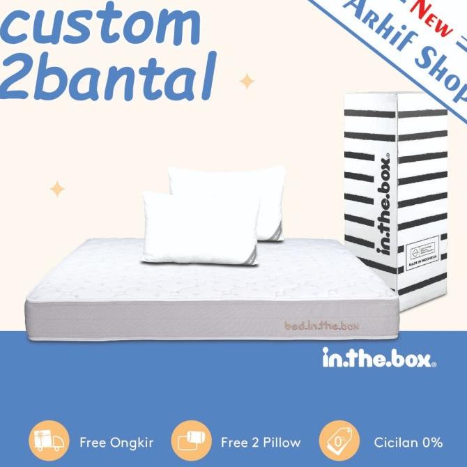 *****] SPRING BED KASUR IN THE BOX inthebox 150x200 (Custom Size)