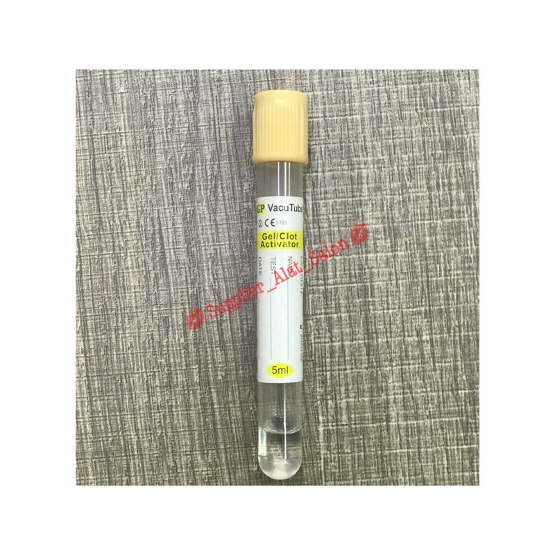 TABUNG PRP GEL CLOTH ACTIVATOR MEREK GP VACUUM PET TUBE SERUM UNTUK PLASMA DARAH SEMUA UKURAN