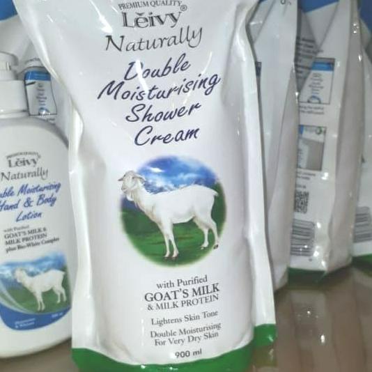 LEIVY GOAT'S MILK SHOWER CREAM REFILL 900ML