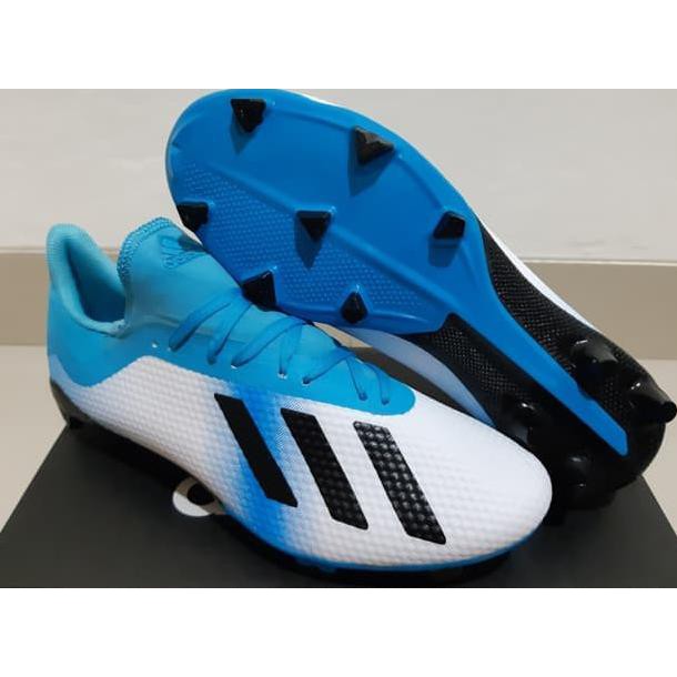 SOCCER SHOES ORIGINAL GRADE SEPATU BOLA - SOCCER ADIDAS X 18.3 NEXT GEN WHITE SKY BLUE - FG KUALITAS
