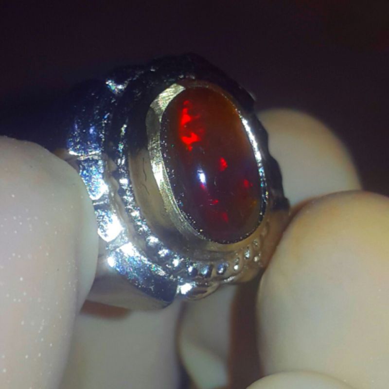 (Jarong) Cincin Batu Kalimaya Teh Banten Asli Natural