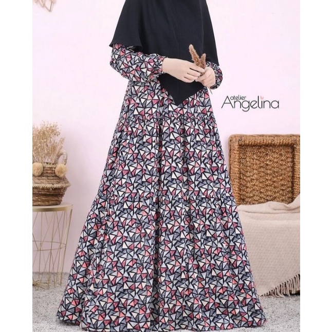 Bella Dress Louvre Black XL Atelier Angelina