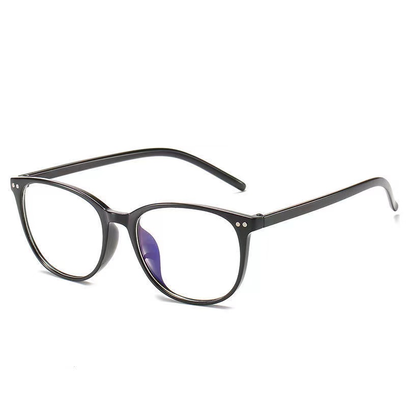 (Rowling) Frame Kacamata  Terbaru Wanita Pria Import anti Radiasi Blue Light Kacamata Fashion-Ka-107 Hitam