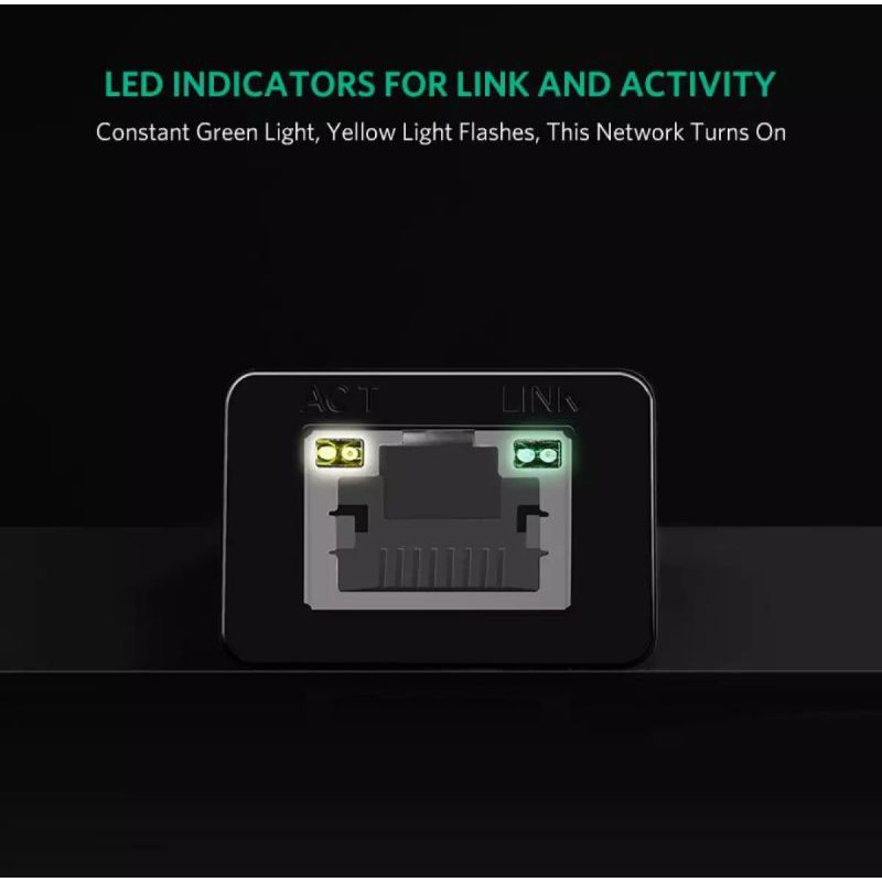 Ugreen Usb 3.0 to Lan Gigabit Ethernet Adapter 10/100/1000mbps - Ugreen USB Lan Card RJ45 1000Mbps
