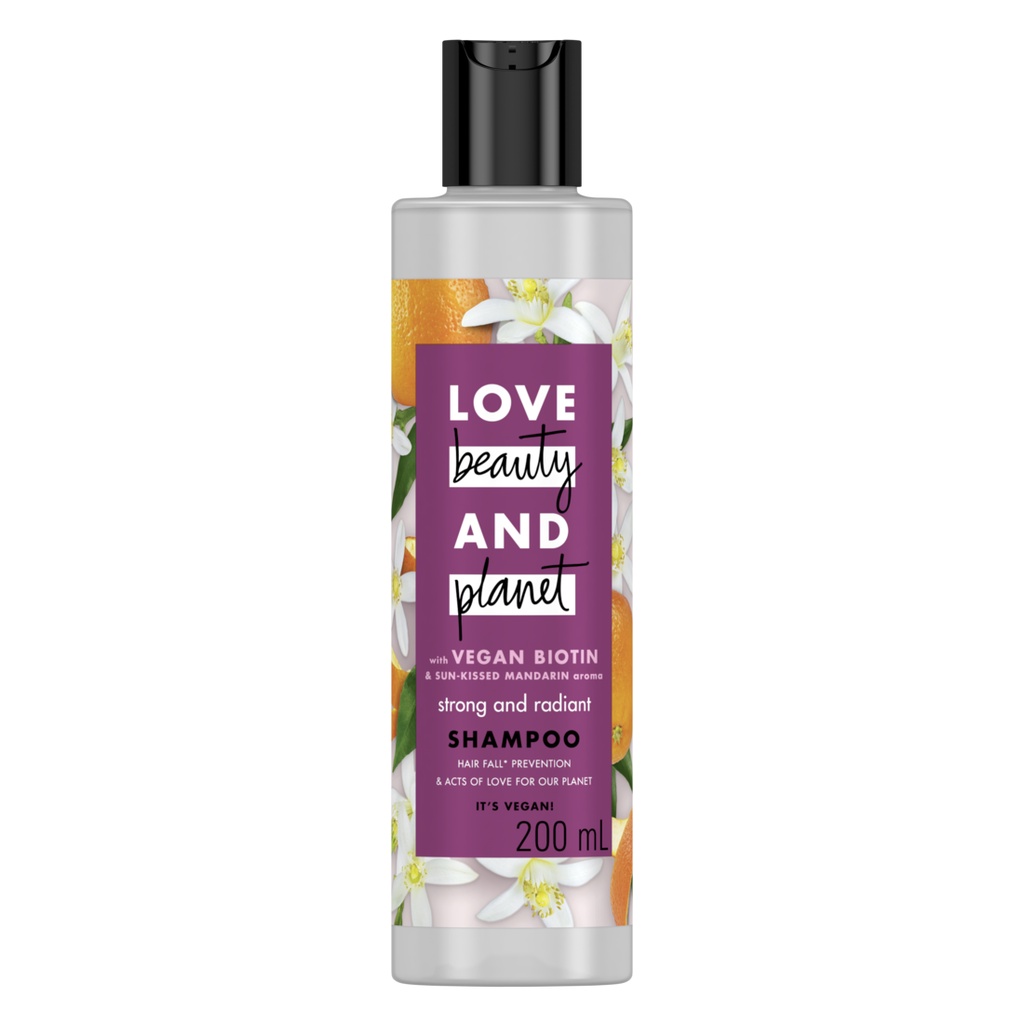 Love Beauty & Planet Strong & Radiant Vegan Biotin Anti Hair Fall shampoo 200ML-1