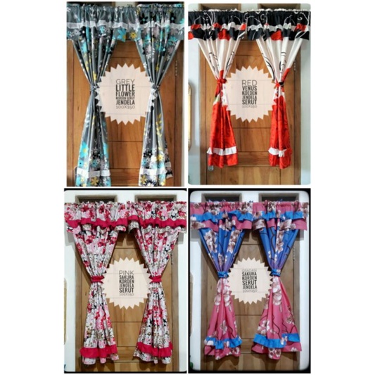 Gorden Serut Murah Gorden Jendela Minimalis