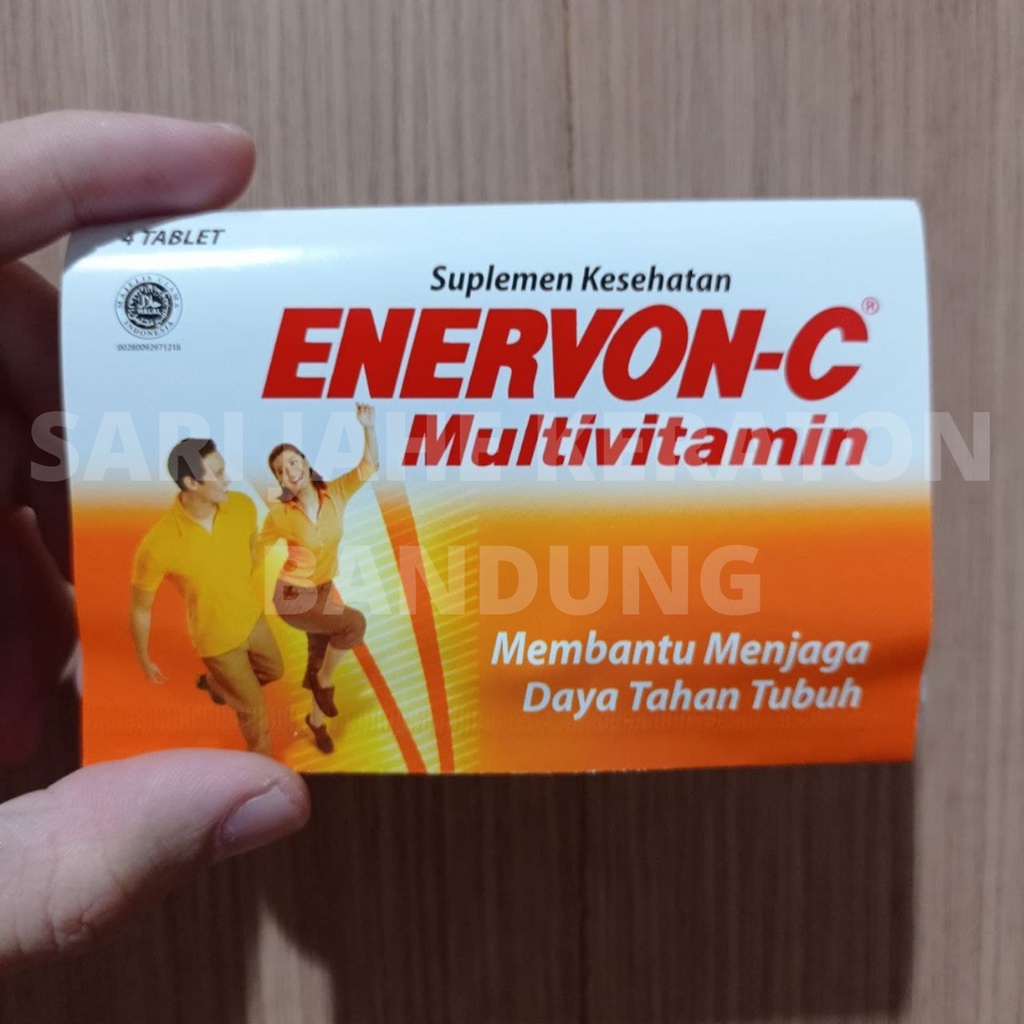 Enervon C Strip isi 4 Tablet 100% Original Expired Date PANJANG