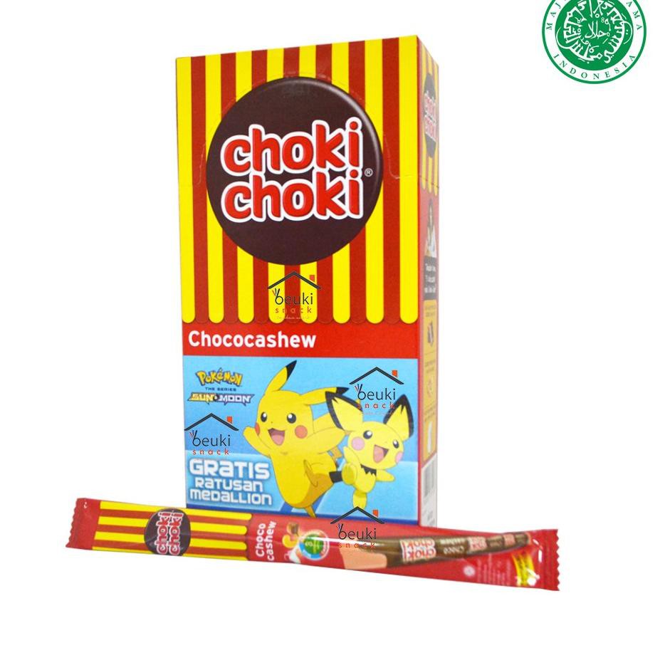 

VEN BOX Choki Choki Pasta Coklat Kacang Versi Pokemon Koleksi Medallionnya Halal MUI - 20pcs x 10gr