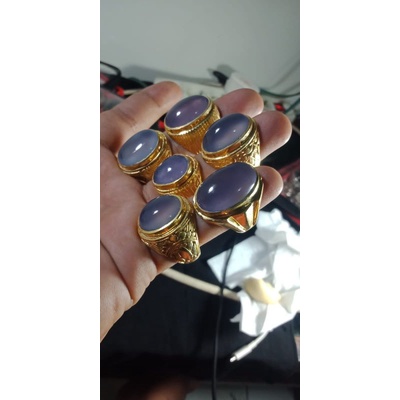 cincin akik batu biru langit