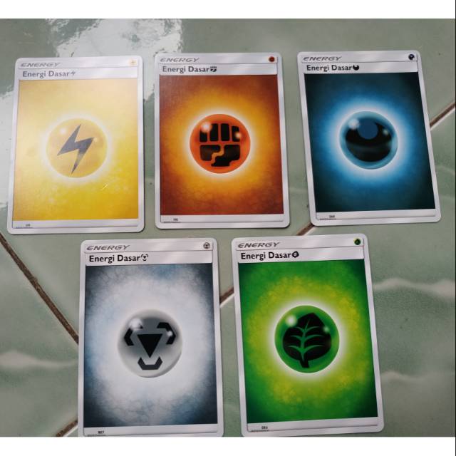 energy dasar pokemon tcg ori ver Indonesia