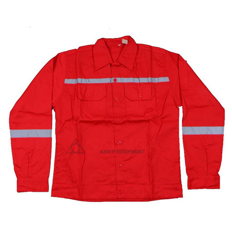 Wearpack Safety Atasan Baju Wearpack Panjang Merah Scotlight abu Baju Safety