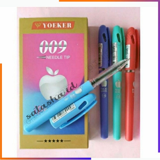 

Gelp Pen YOEKER YKR-009 IPEN-X (1 Box Isi 12 Pcs) Original Quality