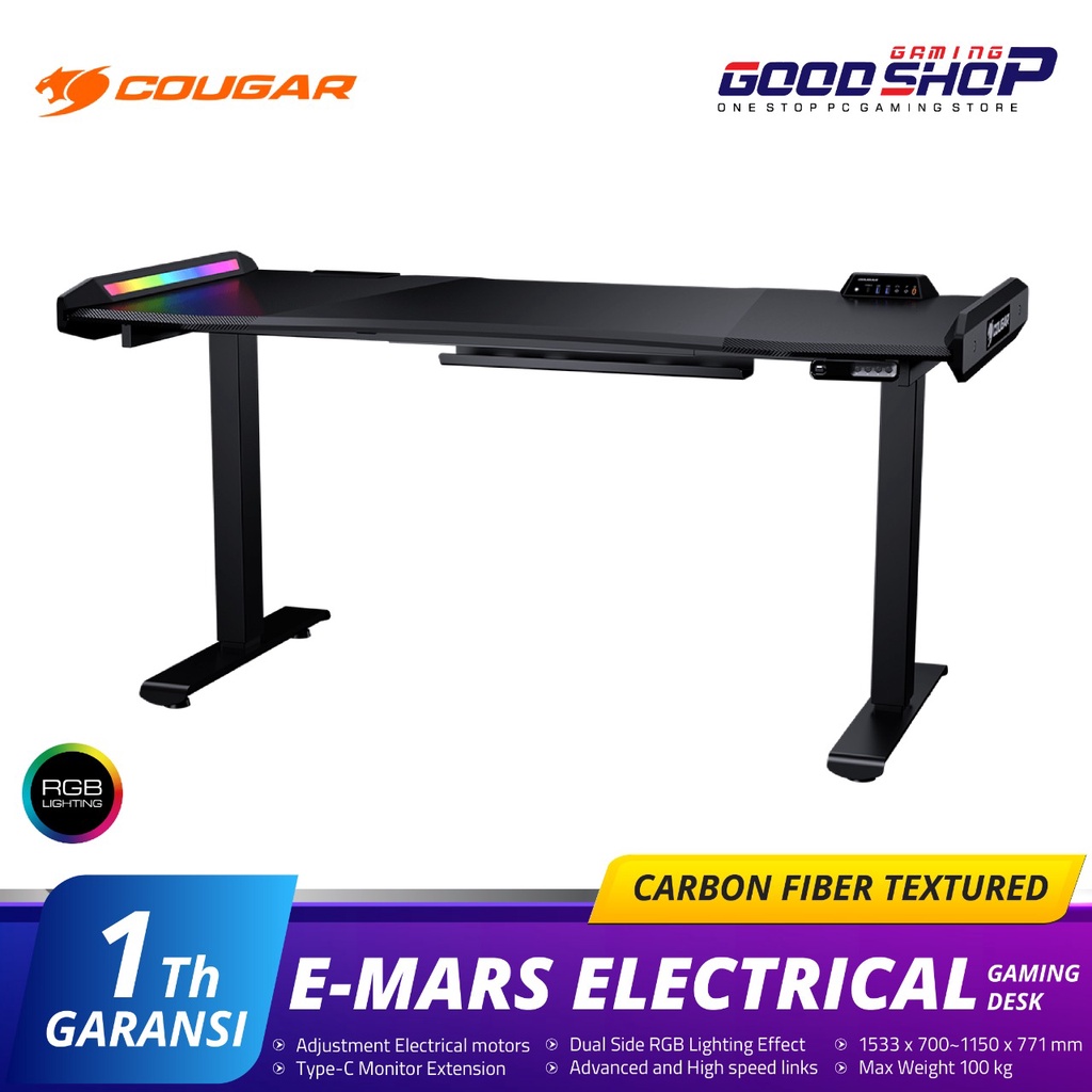 Cougar E-Mars Electrical RGB - Gaming Desk