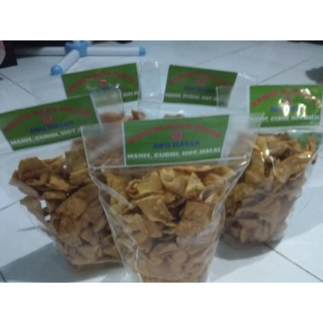 

Kripik bawang 500 gram rasa bumbu rujak