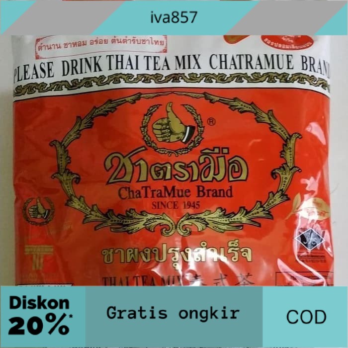 

PROMO Thai Tea Chatramue/ Number One Brand Original GRATIS ONGKIR