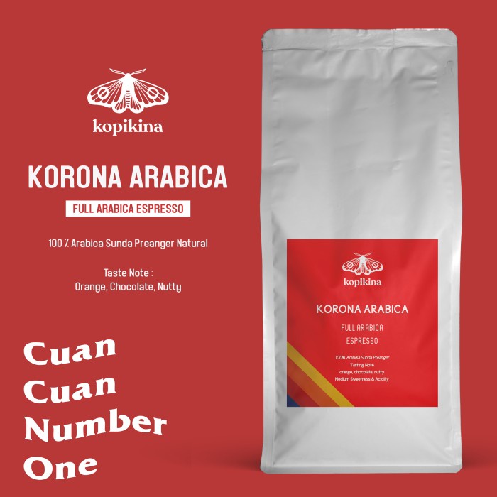 

✨COD✨ KORONA ESPRESSA Full Arabica Arabika Espresso Beans 1KG - Biji Kopi