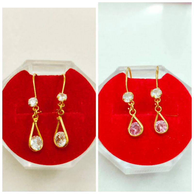 ANTING KAIT AIR NETES ( PERAK 925 ) LAPIS EMAS 24K