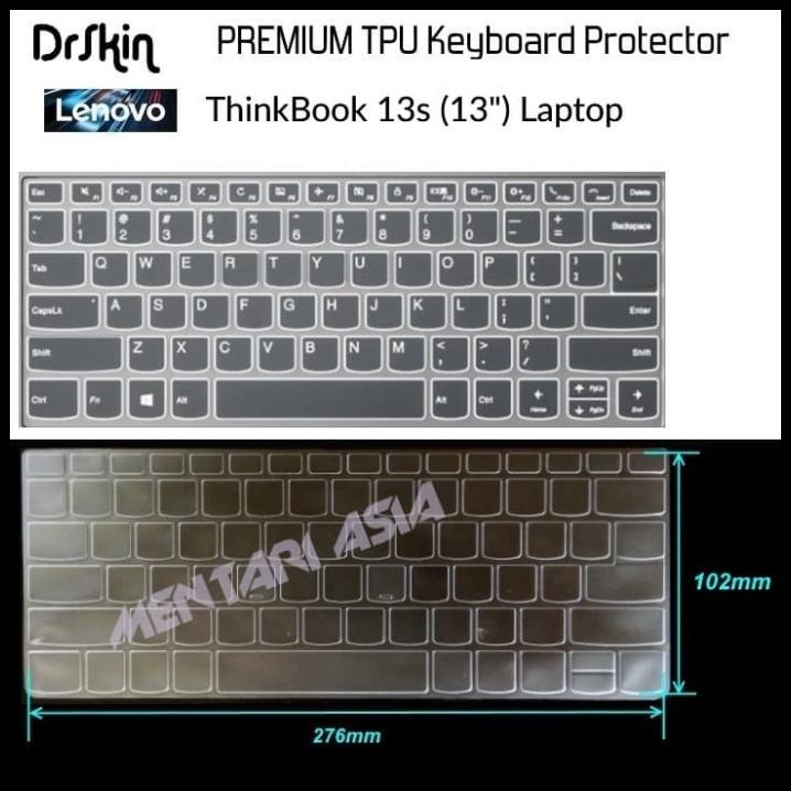 Keyboard Protector Lenovo Thinkbook 13S - Drskin Premium Tpu Clear