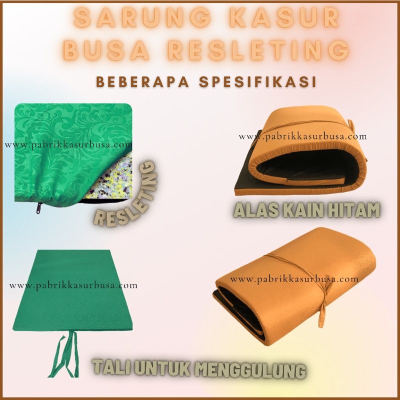 Sarung Kasur Lantai / Sarung Kasur Busa / Cover Matras Lantai Ukuran 80,90,100,120,140,160,180,200