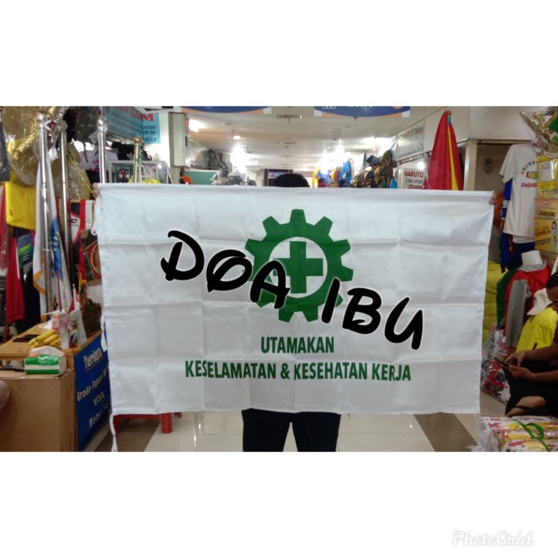 

best seller bendera logo K3 ukuran 90cm x 135cm ready stock