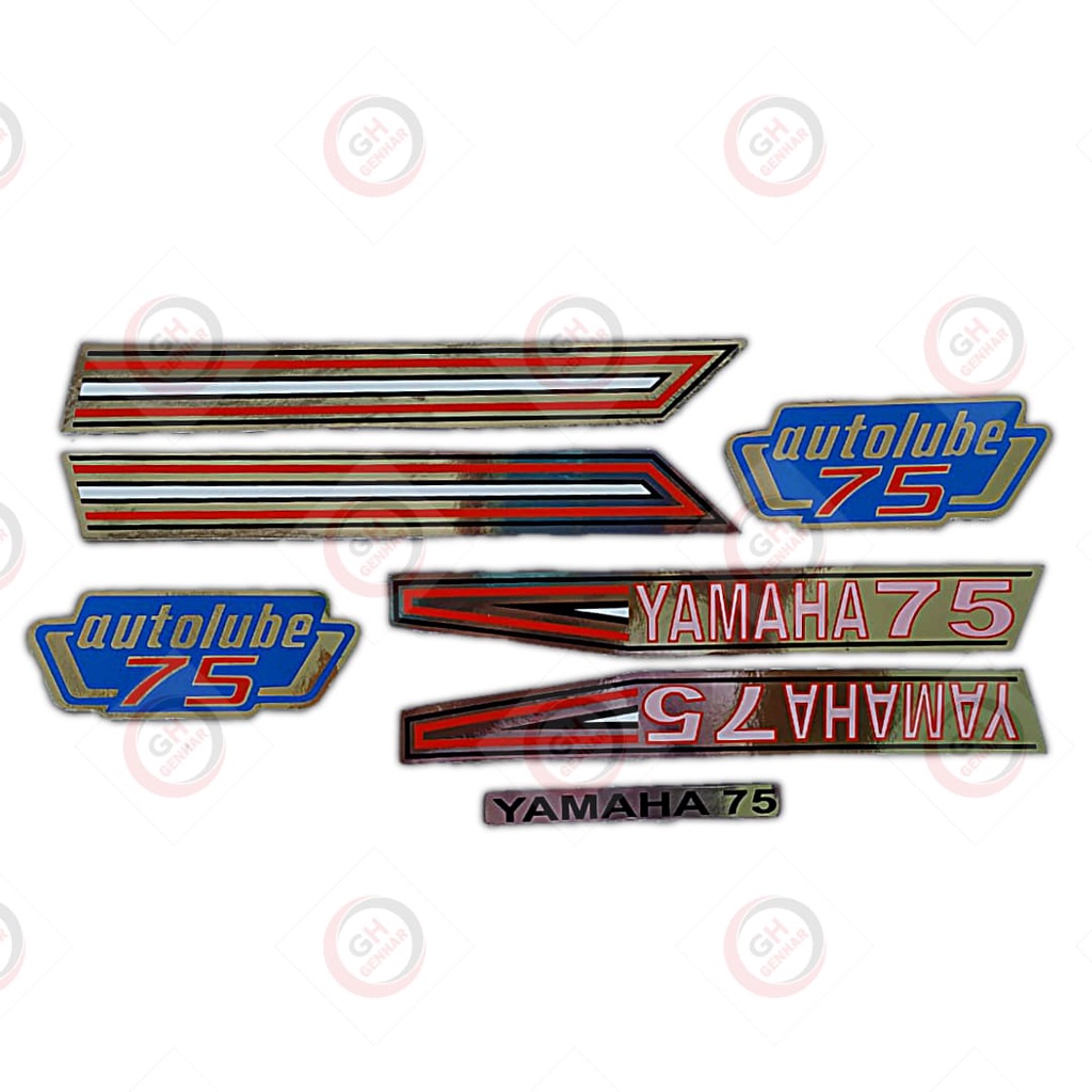Stiker Striping Motor Yamaha v75