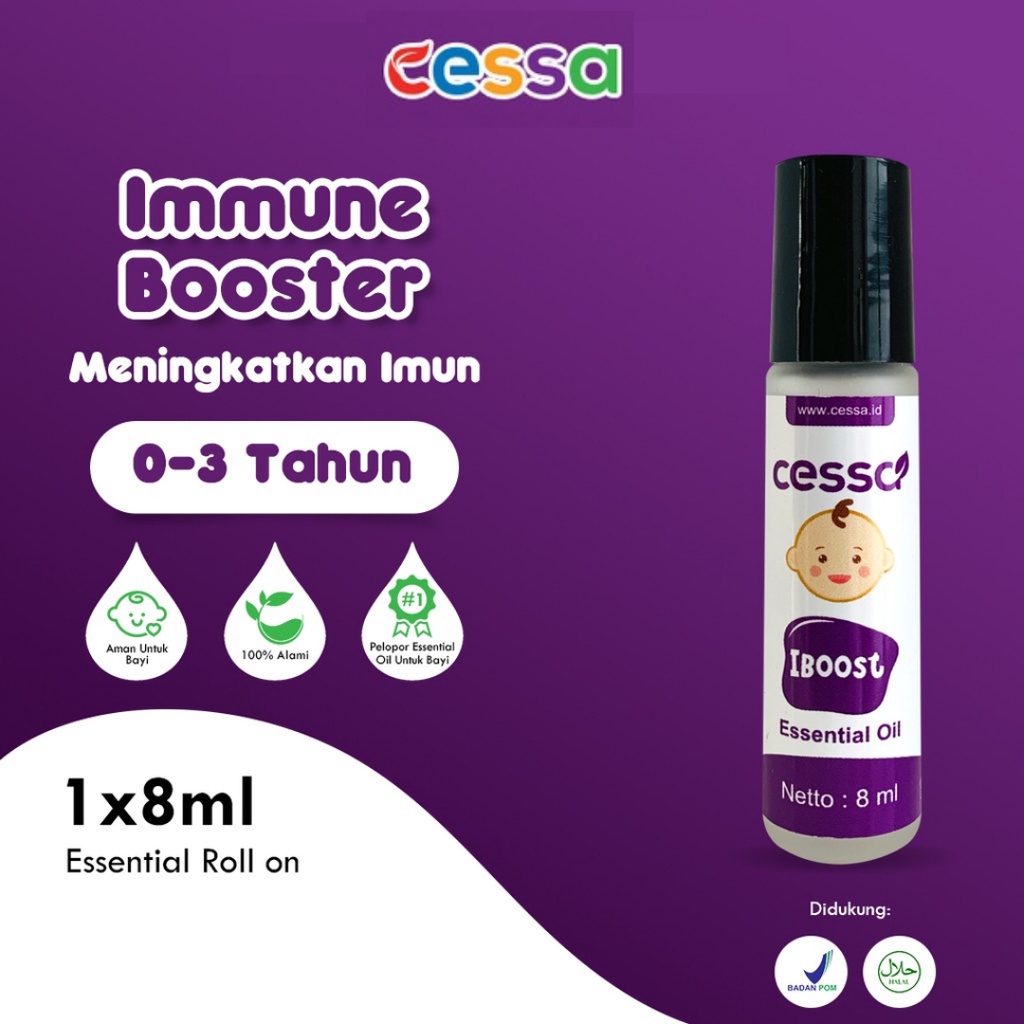 Cessa Baby Immune Booster Ungu (0-3th) 8ml - Meningkatkan Daya Tahan Tubuh Bayi Imun Boster