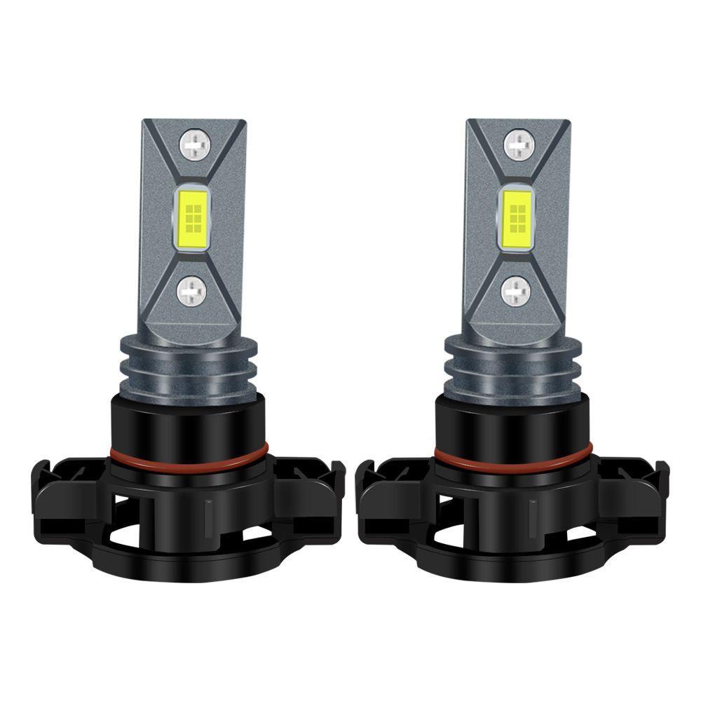 Populer 2pcs Lampu Kabut Mobil Biru Hi/Low Kit Beam COB LED Super Terang DRL