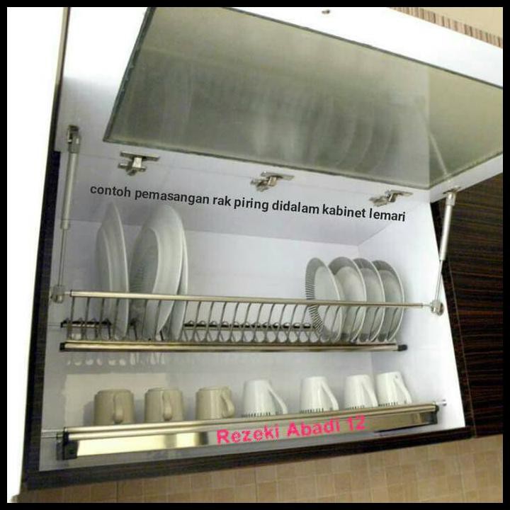 Rak Piring Gelas Stainless 60cm