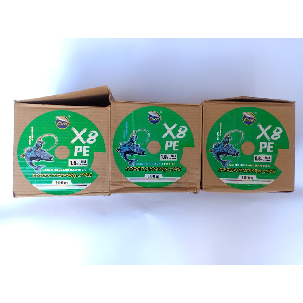 Senar Pe Orca X8 Multicolor 100m Connecting
