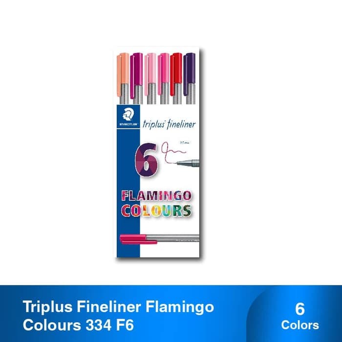 

TERBARU Staedtler Triplus Fineliner Flamingo Colours 334 F6