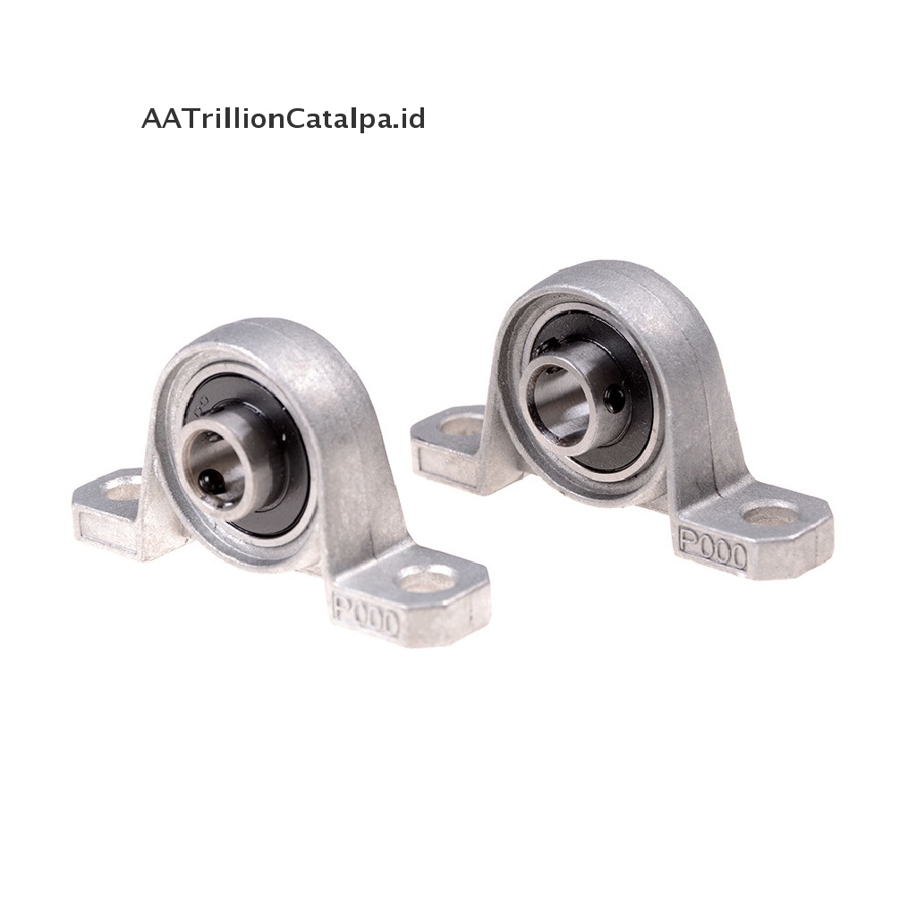 (AATrillionCatalpa) 2pcs Bantalan Penyangga Bola Bearing Diameter 10mm KP000