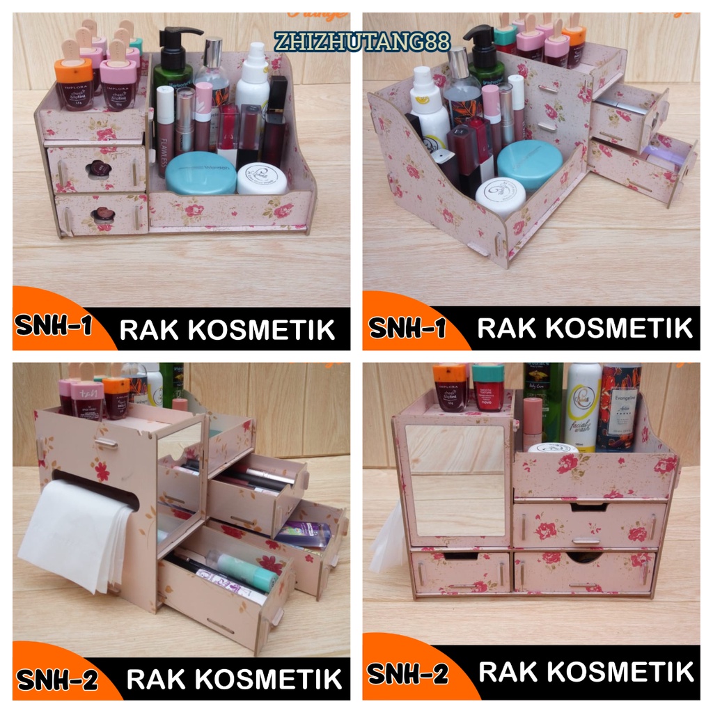 Rak Kosmetik Mini Rak Kosmetik Storage Mini kuat dan Tahan Lama SNH