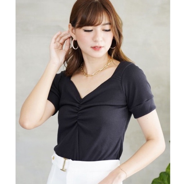 Atasan Wanita Knit Lays Top - blouse wanita