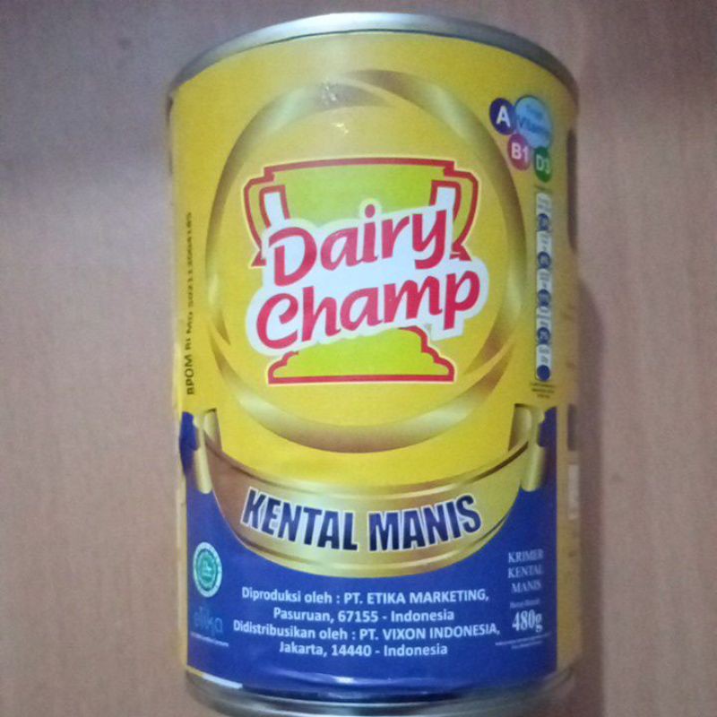 

SUSU KENTAL MANIS DAIRY CHAM KEMASAN 480 / 500 gr