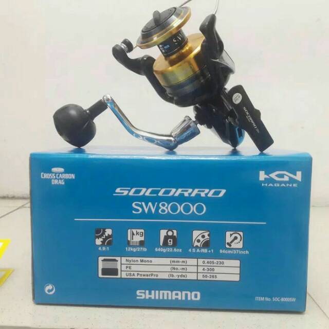 Reel Shimano Socorro SW 8000