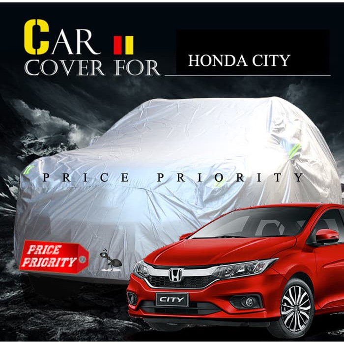 READY STOCK cover mobil transparan COVER MOBIL/ SARUNG MOBIL PREMIUM Mobil Honda City Polyesther  Wa