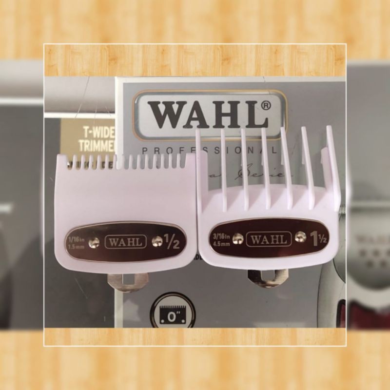 

Sepatu Clipper WAHL MAGIC CLIP isi 2 ukuran 1,5 mm(no.0,5) dan 4,5 mm(no.1,5) WAHL LEGEND DFG